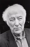 Seamus Heaney on his 70th Birthday at his home in Dublin 2009 & First Day Cover of An Post Stamp by John Minihan, silver gelatin photographic print, sold Jun 2017