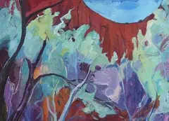 Eithne Carr, Untitled, oil on card