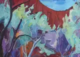 Eithne Carr, Untitled, oil on card