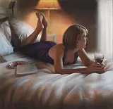 Tina Spratt English, Memories, oil on canvas