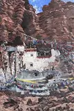 Hector McDonnell, Goragen Monastery, Tibet, 2009, oil on board