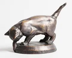Playful Kitten by Willy Zügel, bronze - number 4 from an edition of 15, sold Jun 2017