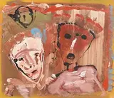 John Kingerlee, Masquerade, 1987-1996, oil on board