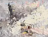 John Kingerlee, Landscape, oil on board