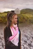 Tina Spratt English, Reminiscing, oil on canvas