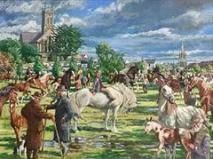 Roy Lyndsay, Ballinasloe Fair, 2014, oil on canvas