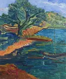 Ita Quilligan, Safe Haven, oil on board