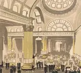 Edward Bawden, London Stock Exchange, limited edition lithograph signed & numbered 68/100