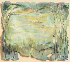 Gerard McGourty, Summer Stroll, oil on card