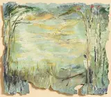 Gerard McGourty, Summer Stroll, oil on card