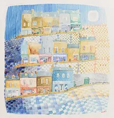 Tom Walsh, Barrack Street, Cork, 1988, watercolour