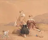 Robert Richard Scanlan, Children Playing with Boats