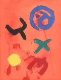 John Hoyland Ra British, Flying Wild, 2006, limited edition lithograph signed & numbered 26/50