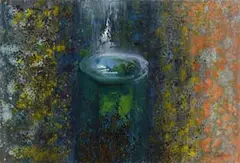 Giant's Causeway - Series No.19 by Richard Kingston, oil on board, sold Jun 2017