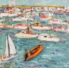 Deborah Donnelly, Dublin Bay, oil on canvas