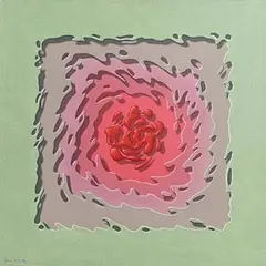 Abstract by Brian McCarthy, 2002, oil on canvas, offered Jun 2017