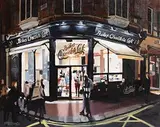 David McElhinney, Butler's by Night, oil on canvas