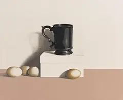 Liam Belton, Tankard, Box and Eggs, limited edition lithograph signed & numbered 48/50