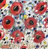 Jayne Taylor, Poppies, oil on canvas