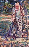 One Man & His Dog by Arthur K. Maderson, oil on board, sold May 2017
