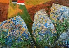 Connemara Landscape by Kenneth Webb, oil on canvas board, sold May 2017