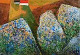 Connemara Landscape by Kenneth Webb, oil on canvas board, sold May 2017