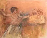 Stella Steyn, Ophelia Dancing, oil on canvas