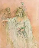 Stella Steyn, Ophelia, oil on board
