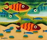 The Deep Blue by Graham Knuttel, oil on canvas, sold May 2017
