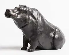 Mark Stoddart, Hippo, bronze - number 46 from an edition of 99
