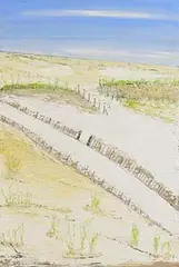 William Evesson, I Laid on the Dune Brittas, 2011, oil on canvas