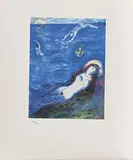 Marc Chagall French, Arabian Nights, limited edition lithograph