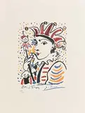 Carnival by Pablo Picasso Spanish, limited edition lithograph on Arches Frances handmade paper, sold May 2017