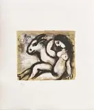 Marc Chagall French, Naked Shepherdess, limited edition lithograph