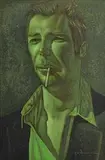 Mark (Rasher) Kavanagh, Green Mood, 2002, oil on canvas