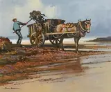 John Skelton Snr, Seaweed Harvest, Mannin Bay, Connemara