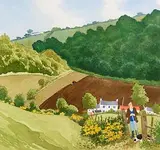 James MacIntyre, Spring Ploughing, 1998, watercolour