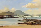 The Fishermen Returning Home by Maurice Canning Wilks, oil on canvas, sold Apr 2017