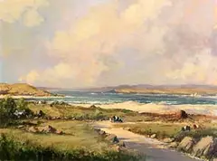 George Gillespie, Near Gortahork, Co Donegal, oil on canvas