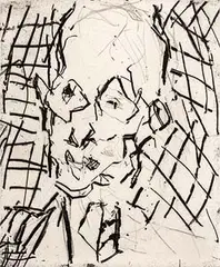 Frank Auerbach German-British, Bill, 2009, etching - number 17 from an edition of 100