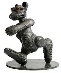 Walking Bear by Patrick O'Reilly, 2003, unique bronze, sold Apr 2017