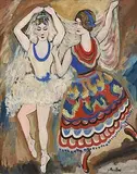 Flamenco and Ballet by Markey Robinson, gouache on board, sold Apr 2017