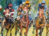 Liam O'Neill, Turning for Home, oil on canvas