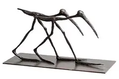 Walking Birds by Patrick O'Reilly, unique bronze, sold Apr 2017