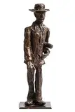 Wandering Mr Bloom from Ulysses by John Behan, bronze - from an edition of 9, sold Apr 2017
