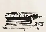 Kingstown by Louis le Brocquy, 1986, limited edition lithograph signed & numbered 3/35, sold Apr 2017