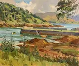 Robert Taylor Carson, Blackwater, Kenmare River, Co Kerry, oil on canvas