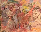Mary Swanzy, Figurative Study, oil on board