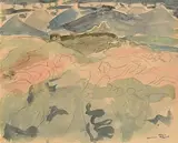 Nano Reid, Island Coast, Inishlacken, watercolour