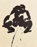 Medb Relieving Herself by Louis le Brocquy, 1969, limited edition lithograph signed & numbered 25/70, offered Mar 2017